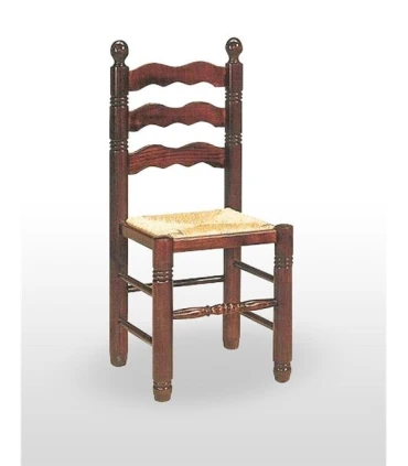 Sillas Interior Silla madera asiento enea Rustika Fabi Rustika