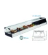 Vitrinas de Tapas Vitrina refrigerada pinchos autoservicio de 1200mm VPI 120i Vitrinas Gómez VPI-120i