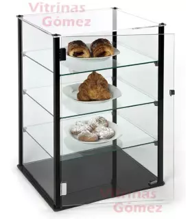 Vitrina Expositora Neutra Black 1 con LED