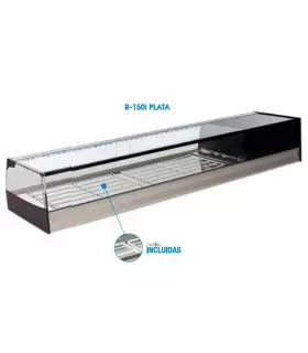 Vitrina refrigerada recta R-120i base plana