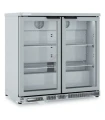 Back Bar inox 2 puertas batientes EHB-250-LI altura 85 cms