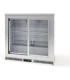 Back Bars Back Bar inox 2 puertas correderas EHBS-250-LI altura 85 cms Docriluc EHBS-250-LI