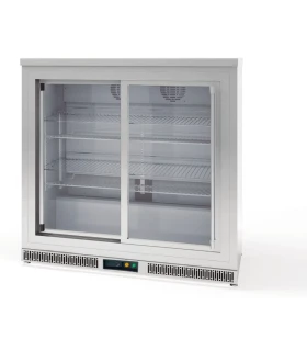 Back Bar inox 2 puertas correderas EHBS-250-LI altura 85 cms