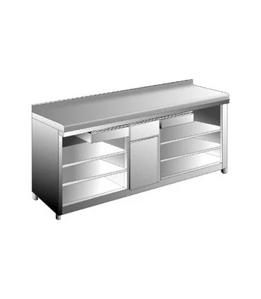 Muebles Cafeteros Mueble Cafetero 2 estantes 2550x600mm Edenox Edenox 19056206