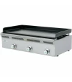 Plancha a gas modular acero pavonado negro 90cms Eco Line Mainho