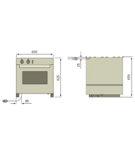 Horno a convección Edenox HC-60