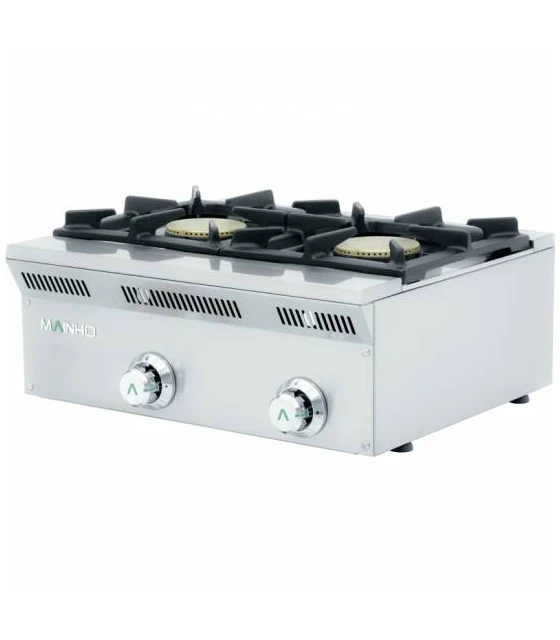 Cocina a gas 2 fuegos de sobremesa Eco-Line Mainho ELE-62G