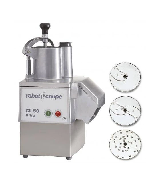 Cortahortalizas 1 velocidad Robot Coupé CL50 Ultra Pizza con 3 discos