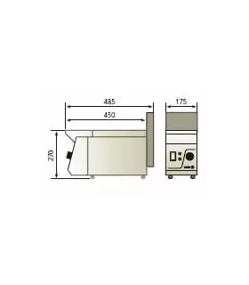 Freidora profesional de sobremesa para congelados TF-5