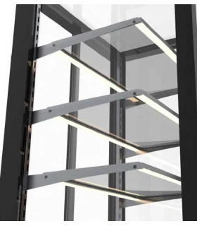 Vitrina Caliente Sobremostrador 1200x600x900mm Sayl Integra IN-120-90C