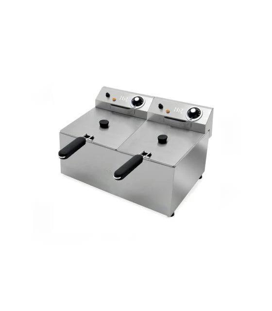 Freidora eléctrica sobremesa 6 + 6 litros FD6L6L