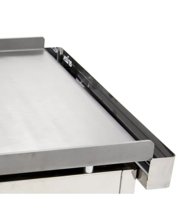 Planchas a Gas Plancha a gas en acero laminado 6 mm de 1 metro de ancho 100PGL Arilex 100PGLN
