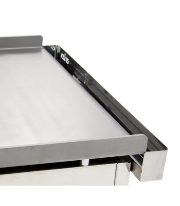 Planchas a Gas Plancha a gas en acero rectificado 15 mm 60 cms de largo 60PGR Arilex 60PGR