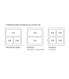 Cocedores de Pasta Cuecepasta Eléctrico de 25+25 litros CPE25L25L HR Fainca CPE25L25L600E