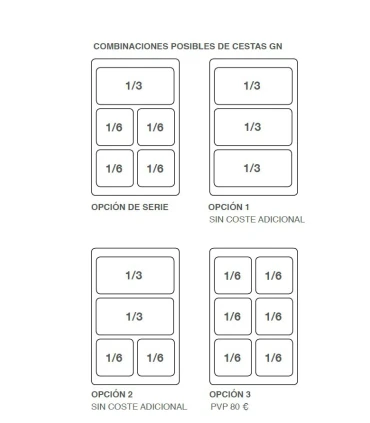 Cocedores de Pasta Cuecepasta a Gas de 40+40 litros CPG40L40L900E HR Fainca CPG40L40L900E