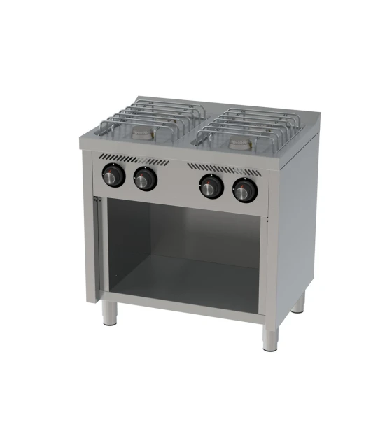 Cocina a gas con mueble de 4 fuegos CB4F600E