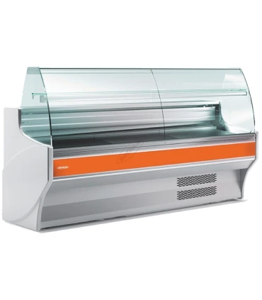 Vitrinas Mostrador Vitrina Refrigerada Expositora Charcutera Curva Fondo 800 VE-8-25-C Docriluc VE-8-25-C