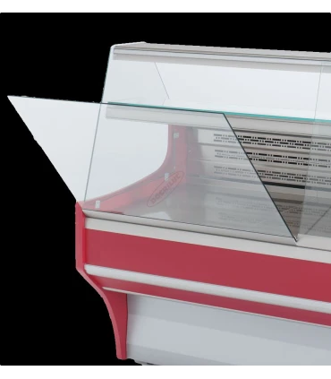 Vitrinas Mostrador Vitrina Refrigerada Expositora Charcutera Recta Fondo 800 VE-8-30-R Docriluc VE-8-30-R