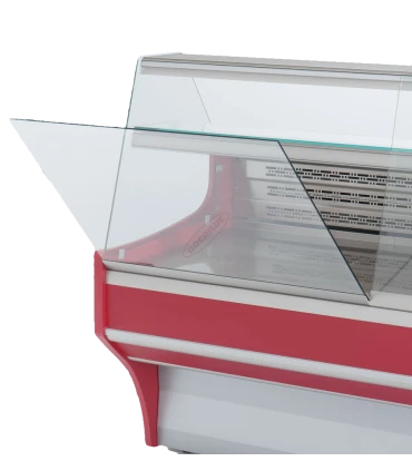 Vitrinas Mostrador Vitrina Refrigerada Expositora Charcutera Curva Fondo 900 VE-9-10-C Docriluc VE-9-10-C
