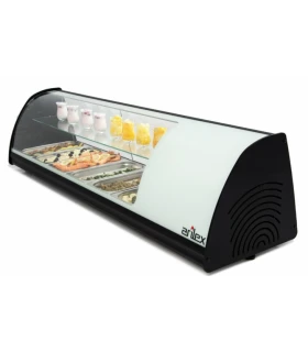 Vitrina refrigerada de tapas 2 pisos 6 GN 1/3 Arilex 1