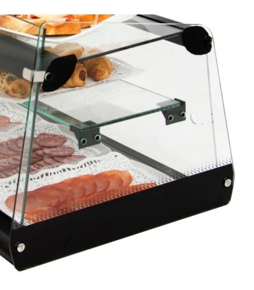 Vitrinas para pastas y bocadillos Vitrina expositora neutra 1450mm de 3 pisos Arilex NEUTRA TRIPLE