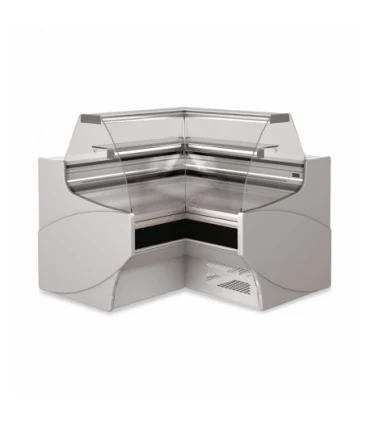 Vitrinas de Pastelería Angulo Negativo Vitrina Refrigerada Pastelera de 1352mm VEP-9-RN90 Docriluc VEP-9-RN90