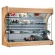 Vitrina 1800mm Mural Refrigerada de Sobremostrador en Madera