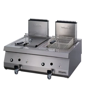 Freidoras a Gas Freidora a gas doble de 12+12 litros FI5 6156 Ozti FI5 6156