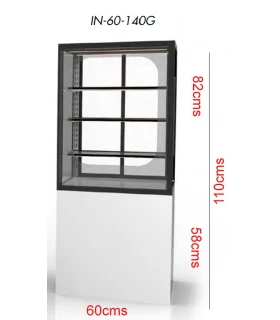 Vitrina Refrigerada Autoservicio Abierta 600x600x1400mm Sayl Integr...