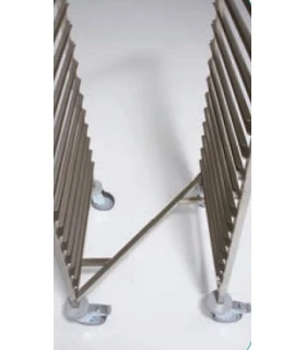 Carro encastrable inox 17 GN 2/1 con ruedas Edenox