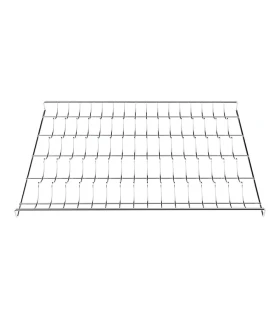 Parrilla cromada ultraligera de 5 canales para baguette precocida 6...