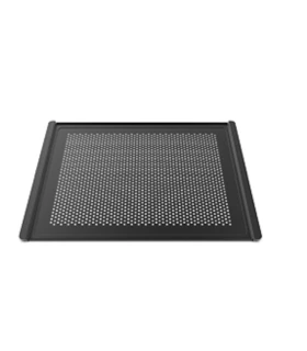 Bandeja en aluminio microperforada con tratamiento antiadherente FO...