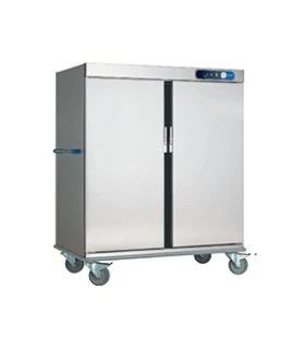 Carro Caliente Inox 2 puertas 80 GN 1/1 Edenox CCB-40