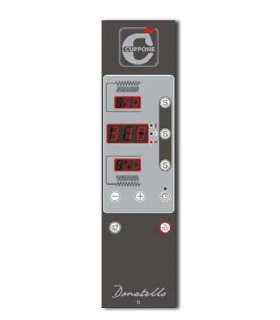 Horno eléctrico programable Cuppone Donatello 635 2D 12 pizzas de 35