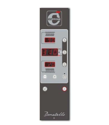 Hornos de Pizza Horno eléctrico programable Cuppone Donatello 935 1D de 1 cámara 9 pizzas de 35 Cuppone DN935 1