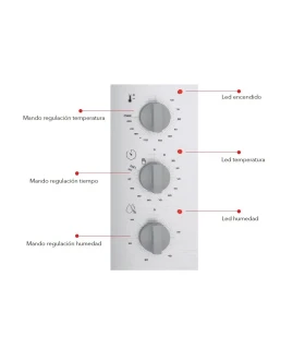 Horno a gas analógico 6 bandejas ST Bakery FM STB 606 M