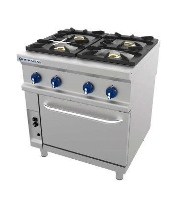 Cocinas a Gas Cocina a gas 4 fuegos con horno 800x900mm Repagas CG-941 Repagas CG-941
