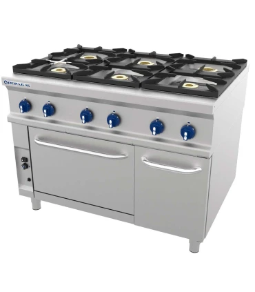 Cocinas a Gas Cocina con horno a gas 6 fuegos 1200x900mm Repagas CG-961 Repagas CG-961