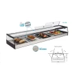 Vitrina refrigerada autoservicio para pinchos con grupo remoto 2500mm PCH-250