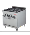 Cocina a Gas 4 fuegos con horno serie 900 Arisco GR922