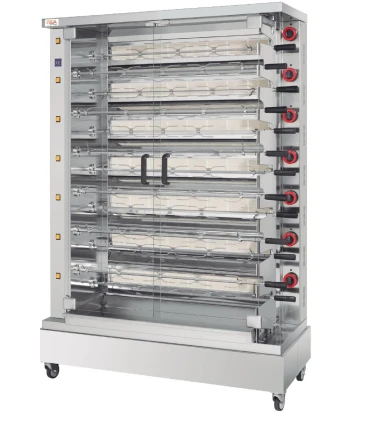 Asadores de Pollos Asador de pollos a gas por infrarrojos de 15 espadas Ind 15 de Feca Feca 00-015901