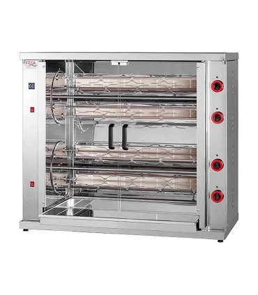 Asadores de Pollos Asador a gas Multifunción 8 espadas M2 de Feca Feca 00-084802
