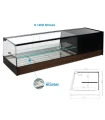 Vitrina refrigerada recta cuba plana 2 pisos R-120iE