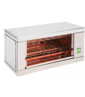 Tostador 1 piso resistencias de cuarzo sin temporizador 2000W TS1