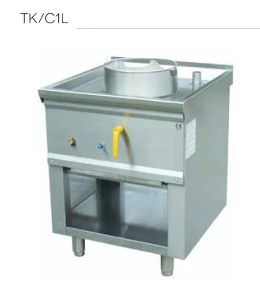 Cocinas Wok Cocina Wok de Mueble con 1 Fuego y Vierteaguas Ntgas TK C1L NTGAS TK C1L