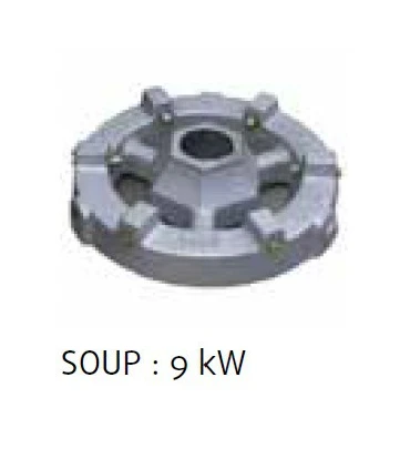 Cocinas Wok Cocina Wok de Mueble con 3 fuegos, Grifo y Vierteaguas Ntgas TK C3R1.1 NTGAS TK C3R1.1