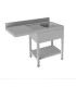 Fregadero 1 cuba para Lavavasos 1200x600mm Edenox