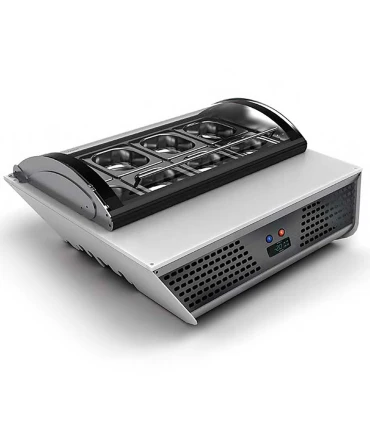 Vitrinas Mostrador Vitrina Refrigerada 8 GN 1/6 Sayl Topping Box Sayl TBT