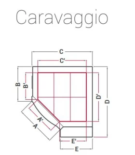 Horno eléctrico Cuppone Caravaggio 5 pizzas 35 cms CR535