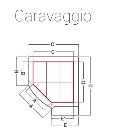 Hornos de Pizza Horno eléctrico Cuppone Caravaggio 5 pizzas 35 cms CR535 Cuppone CR535